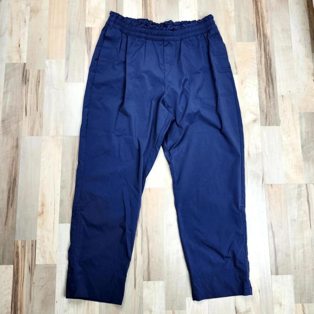 Comfortable Navy Blue Casual Women's Pants Columbia Large